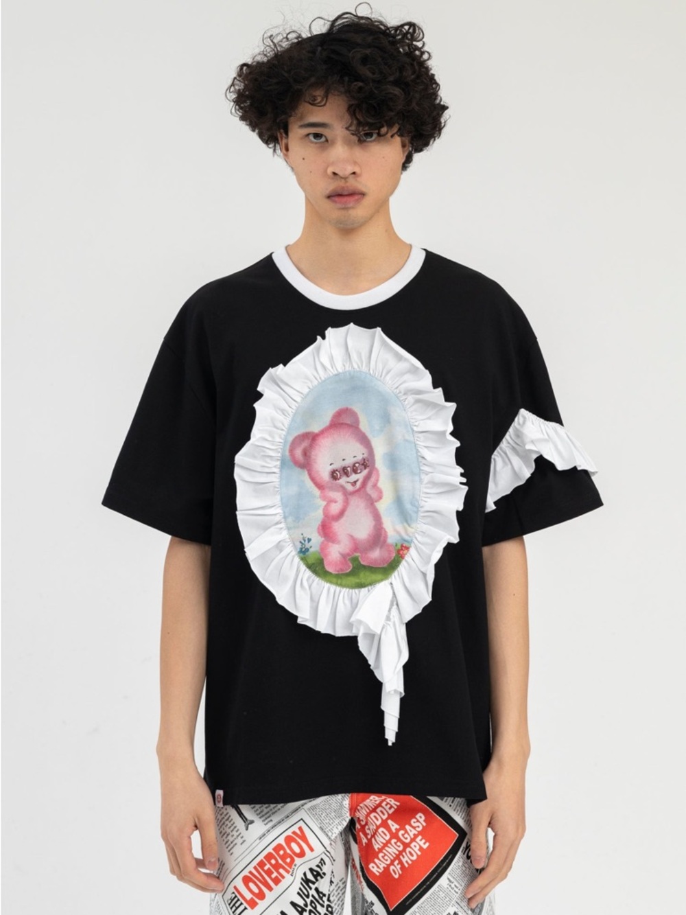 Charles Jeffrey LOVERBOY Black Cute Gromlin T-Shirt NWT